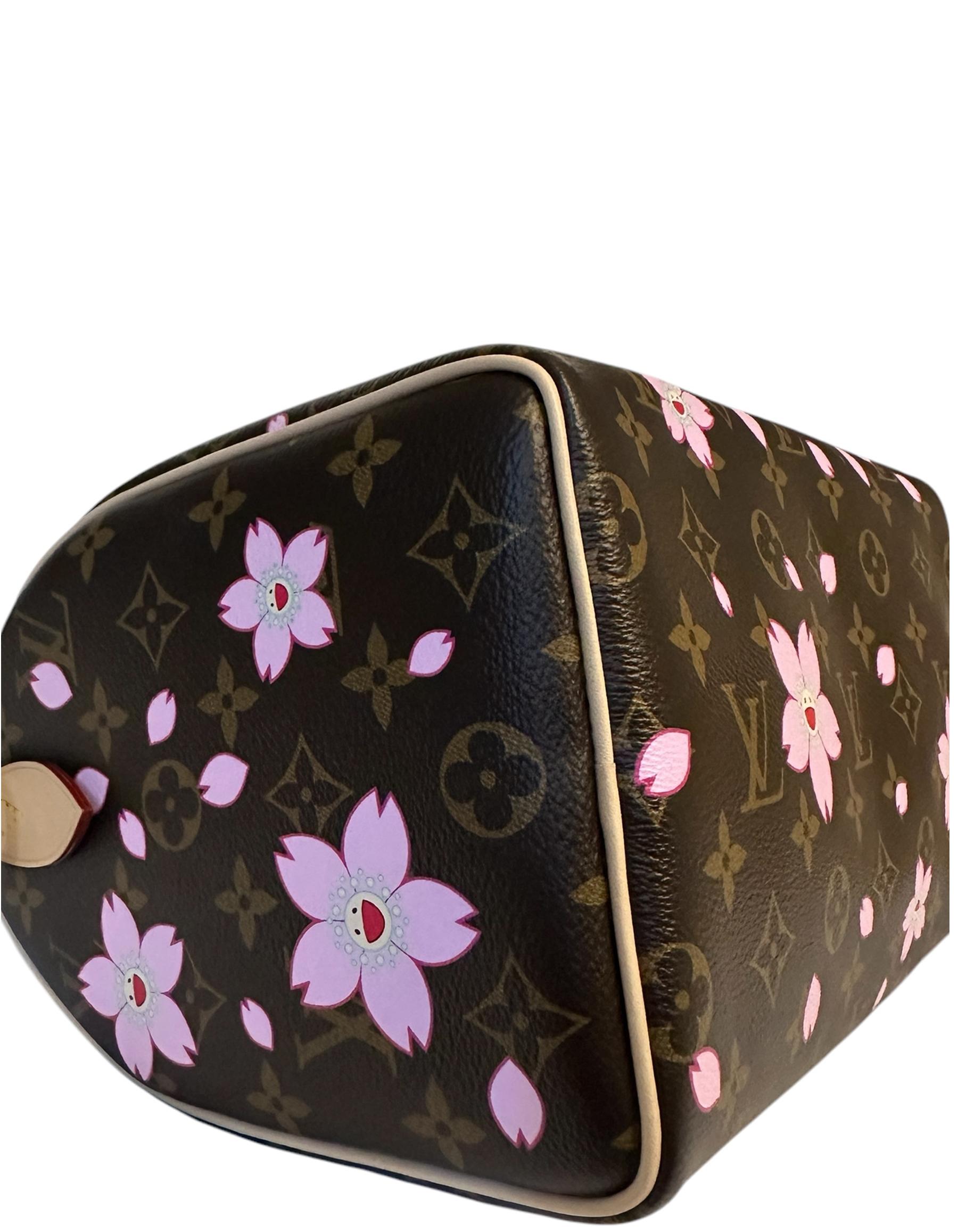 NEW Louis Vuitton x Takashi LV X TM Murakami Cherry Blossom Speedy Bandoulière 4