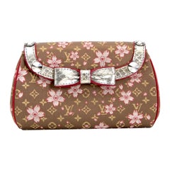 LOUIS VUITTON X Takashi Murakami 2003 Exotic Cherry Blossom LV Logo Hand Bag
