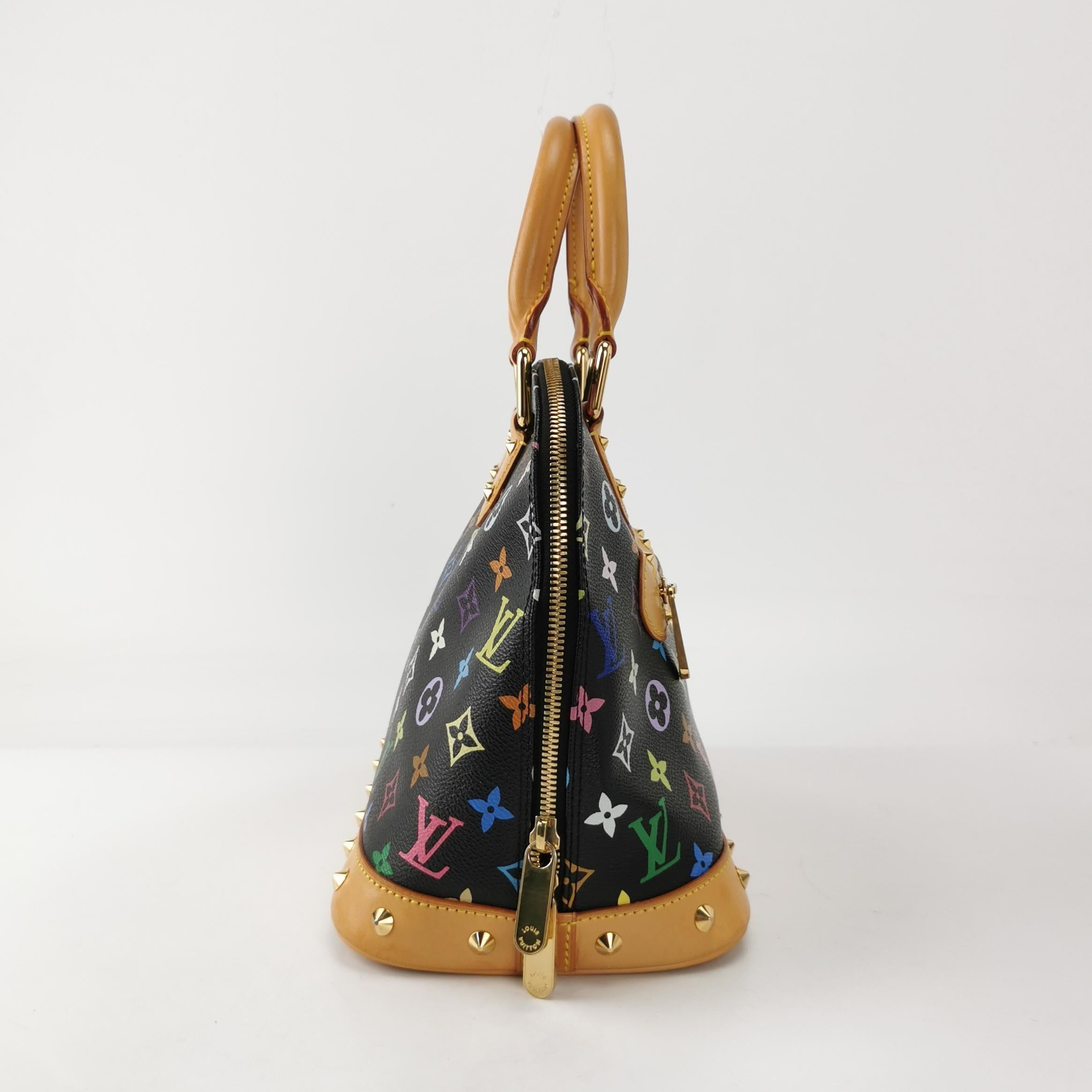 Women's Louis Vuitton x Takashi Murakami Alma Small Black Multicolor For Sale