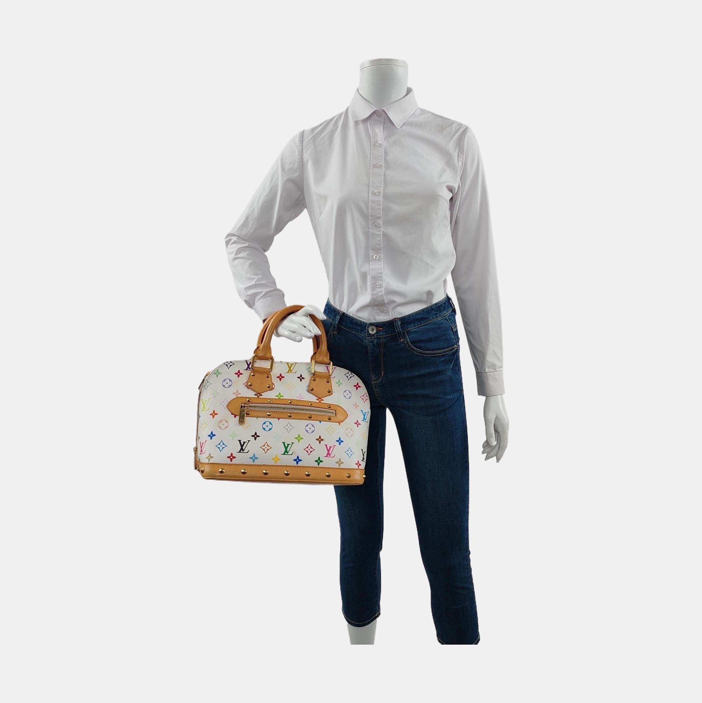 Louis Vuitton x Takashi Murakami Alma Small White Multicolor
These are professional photos of the actual bag.
Design by the French fashion house, Louis Vuitton in collaboration with Takashi Murakami.
Condition: Good
This authentic preloved/ preowned