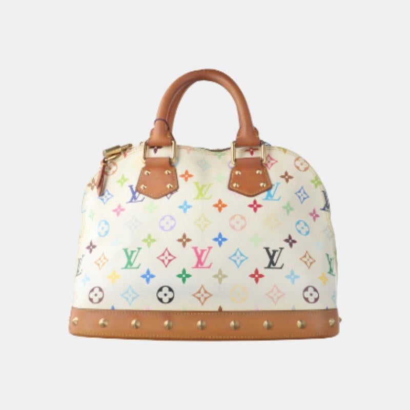 Women's Louis Vuitton x Takashi Murakami Alma Small White Multicolor