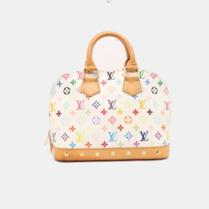 Women's Louis Vuitton x Takashi Murakami Alma Small White Multicolor