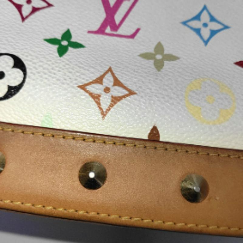 Louis Vuitton x Takashi Murakami Alma Small White Multicolor 4