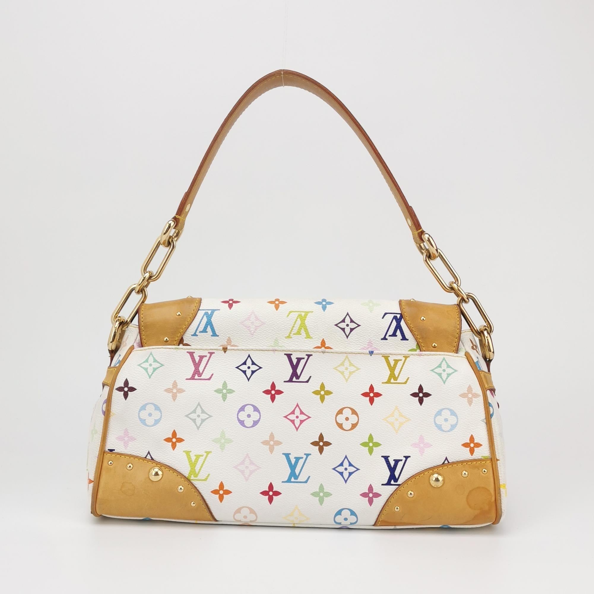 Louis Vuitton x Takashi Murakami Beverly Medium Shoulder Bag 3