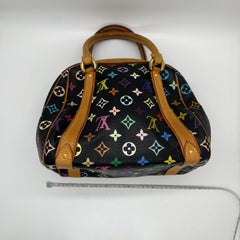 Louis Vuitton x Takashi Murakami Black Monogram Multicolore Priscilla Bag