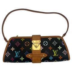 Louis Vuitton x Takashi Murakami Black Shirley Shoulder Bag