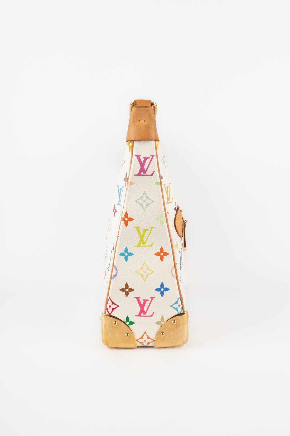 Louis Vuitton x Takashi Murakami Boulogne Multicolored Monogramed Bag, 2004 In Excellent Condition In SAINT-OUEN-SUR-SEINE, FR