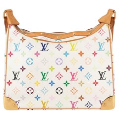 Louis Vuitton x Takashi Murakami Boulogne Multicolored Monogramed Bag, 2004