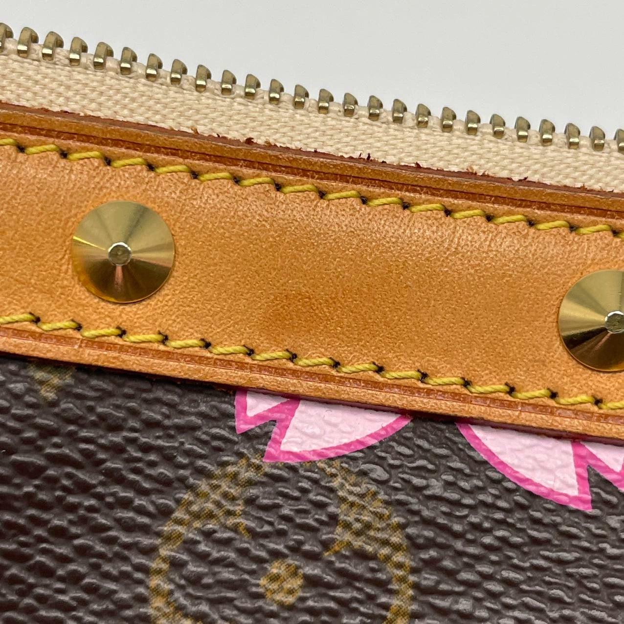 Louis Vuitton x Takashi Murakami Cherry Blossom on Monogram Pochette Accessoire 5