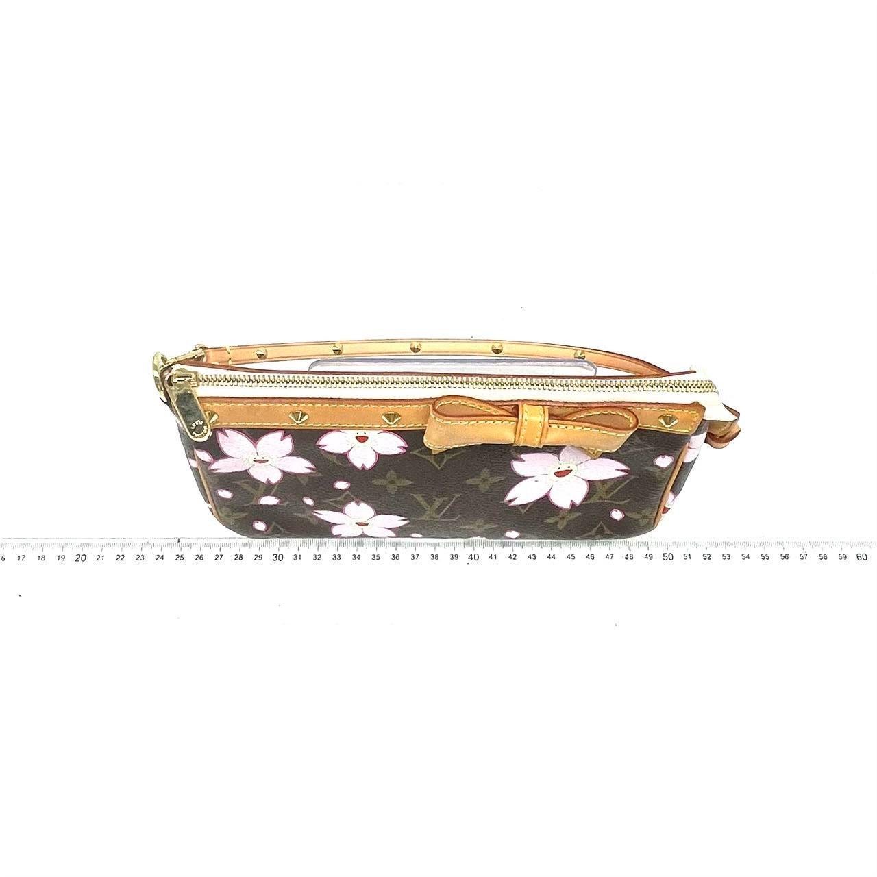 Women's Louis Vuitton x Takashi Murakami Cherry Blossom on Monogram Pochette Accessoire