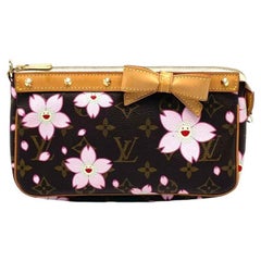 Louis Vuitton x Takashi Murakami - Accessoire pochette fleur de cerisier sur monogramme