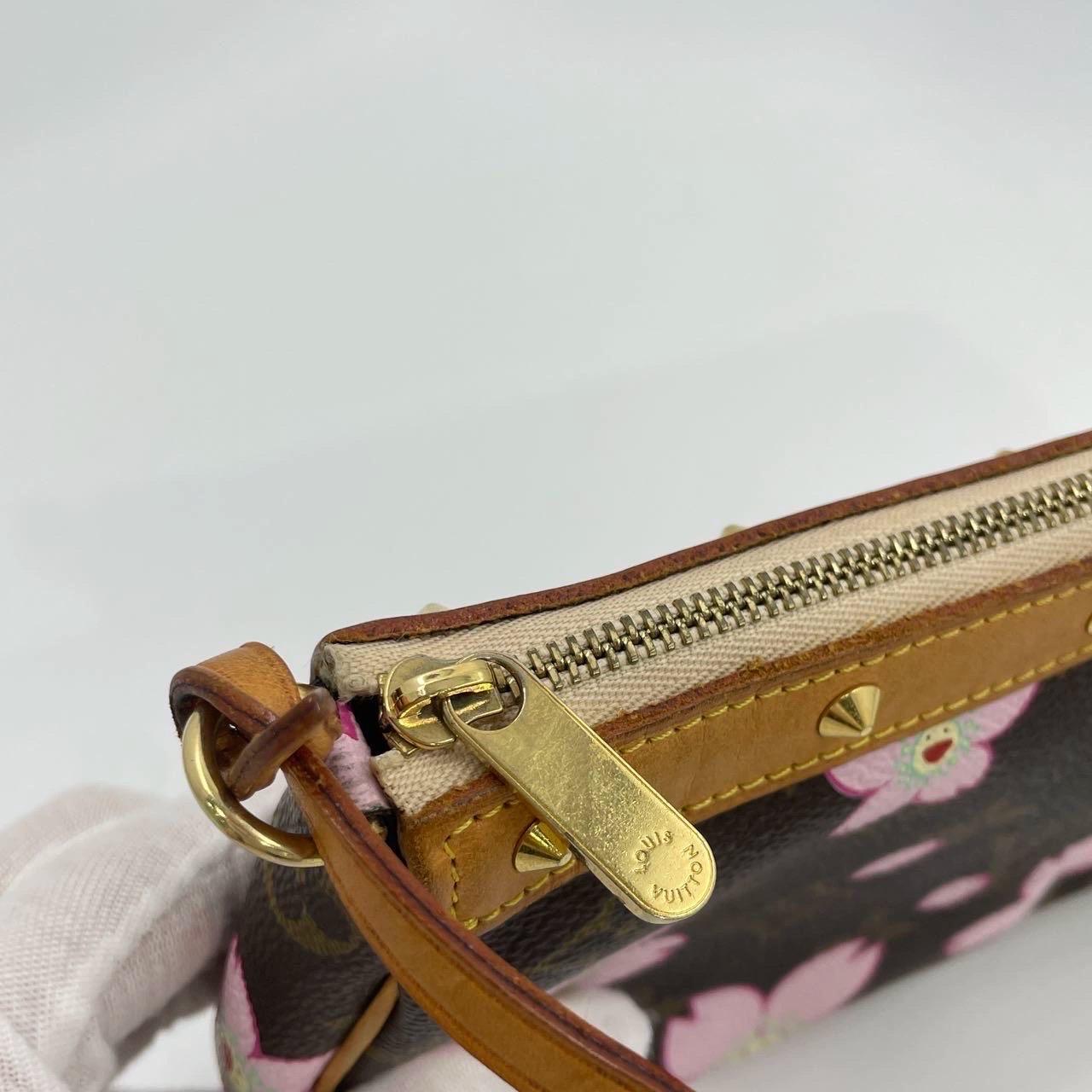 Louis Vuitton x Takashi Murakami Cherry Blossom Pochette Accessoires For Sale 8