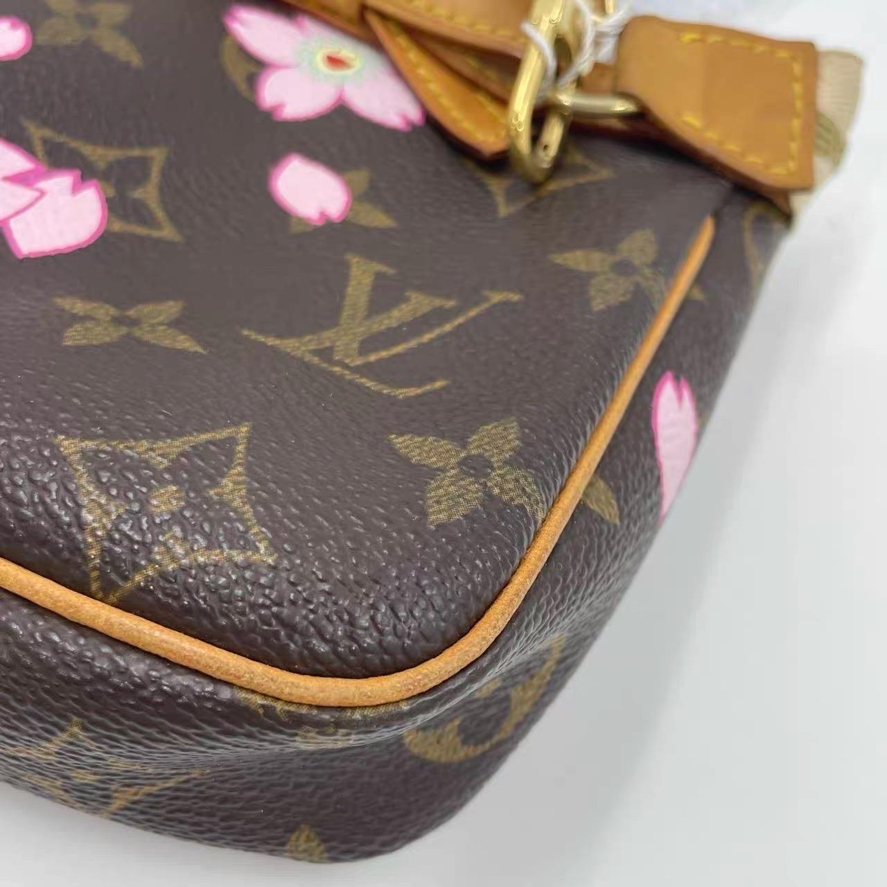 Louis Vuitton x Takashi Murakami Cherry Blossom Pochette Accessoires For Sale 14