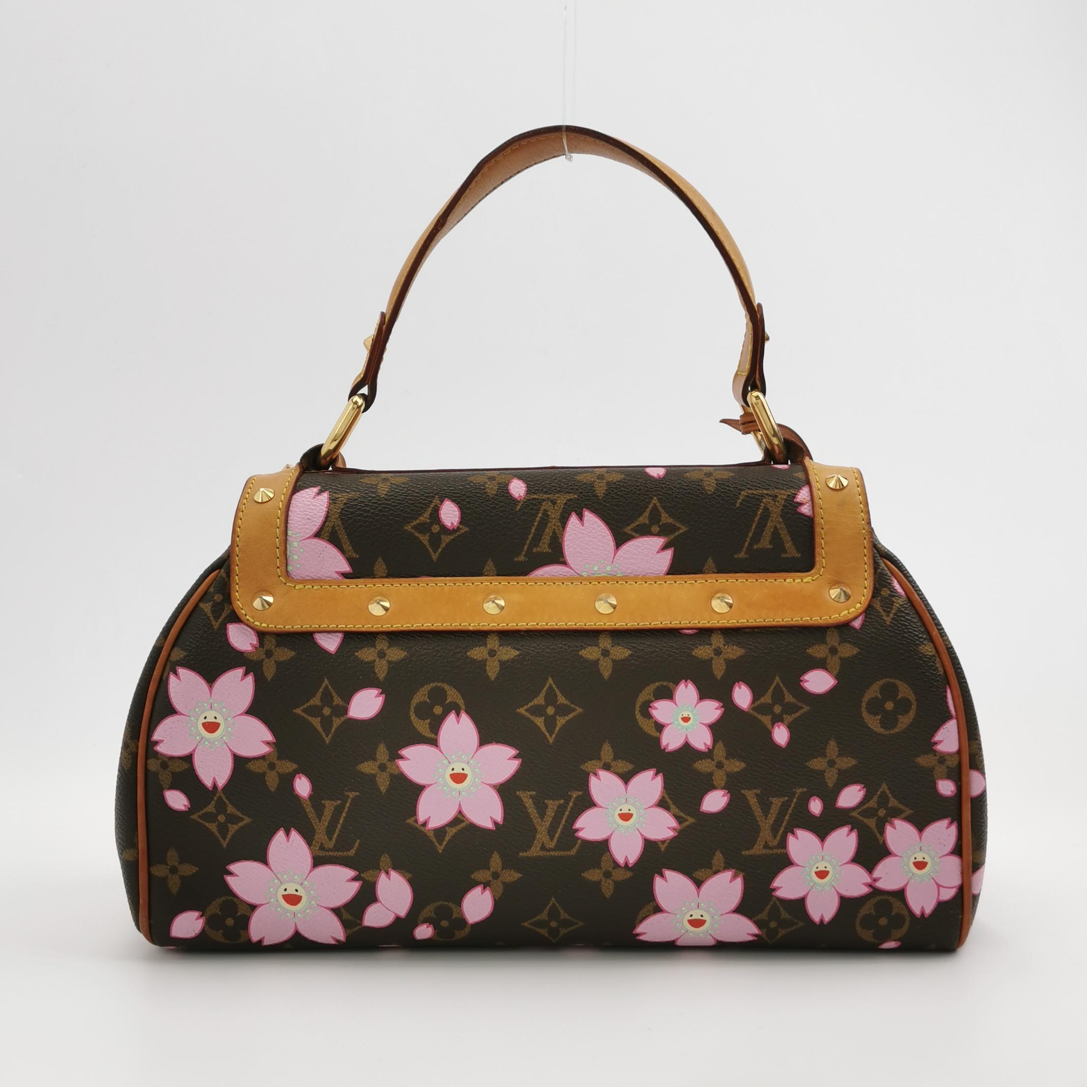 Women's Louis Vuitton x Takashi Murakami Cherry Blossom Sac Retro Top Handle Baga