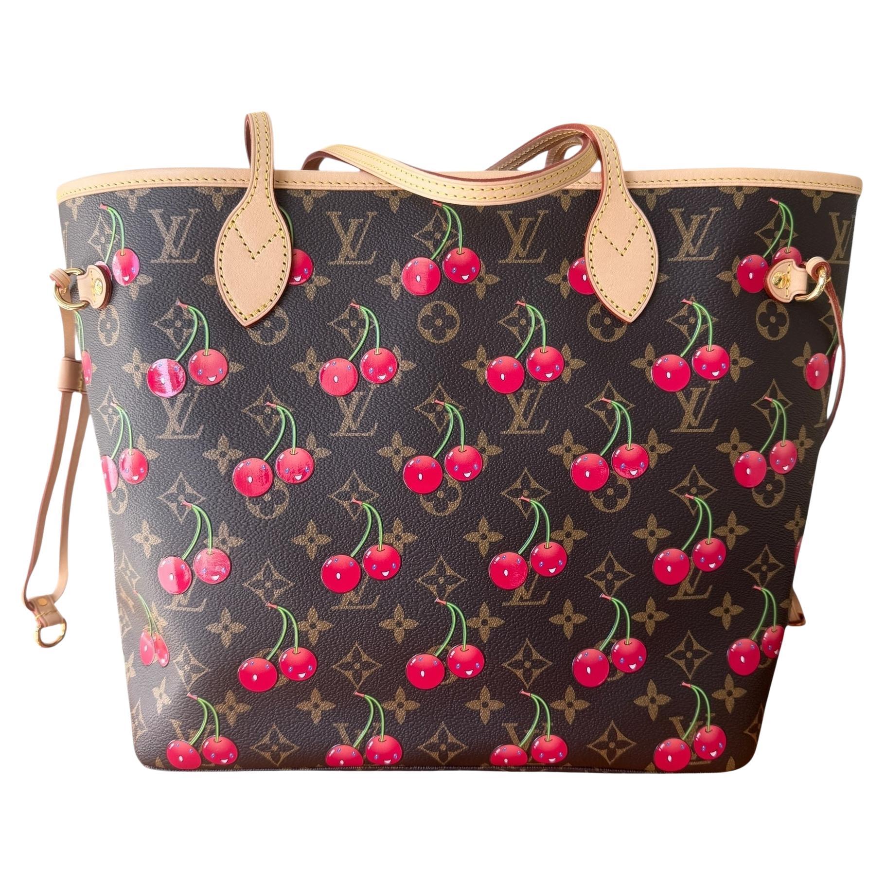 Louis Vuitton x Takashi Murakami Cherry Neverfull New MM en vente