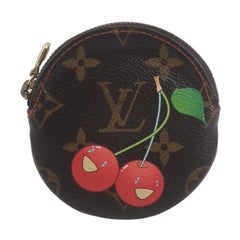 Louis Vuitton x Takashi Murakami Cherry on Monogram Coin Purse