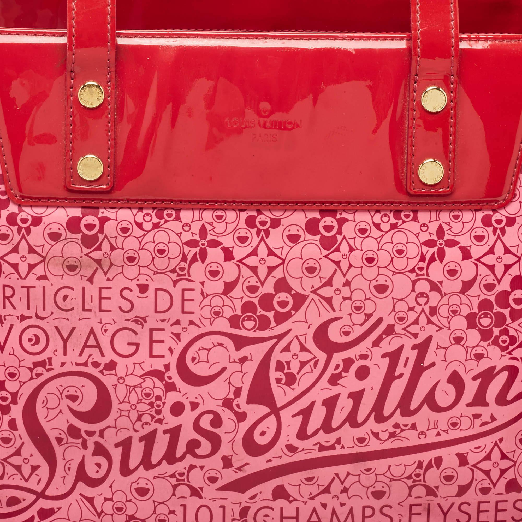 Women's Louis Vuitton x Takashi Murakami Coated Fabric Cosmic Blossom Tote