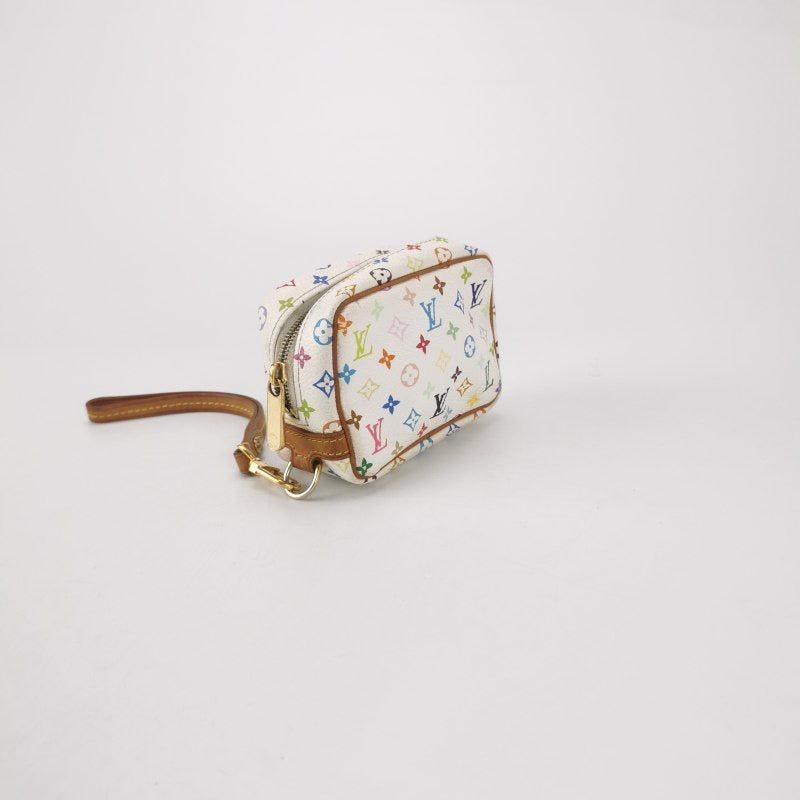 Louis Vuitton x Takashi Murakami Coin Purse White Multicolor
 These are professional photos of the actual bag.
 Design by the French fashion house, Louis Vuitton in collaboration with Takashi Murakami.
 Condition: Good
 This authentic preloved/