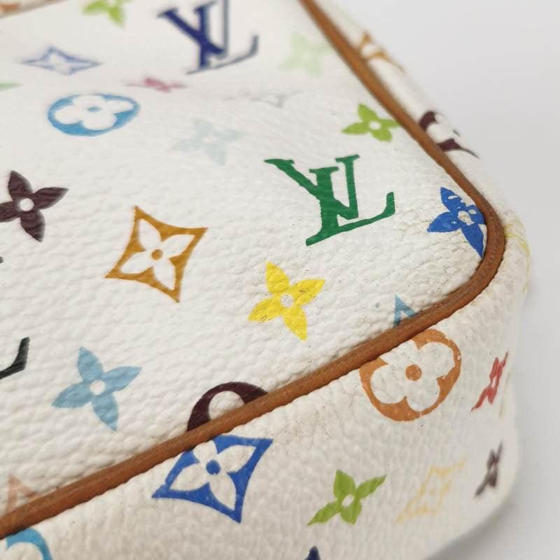 Louis Vuitton x Takashi Murakami Coin Purse White Multicolor For Sale 2