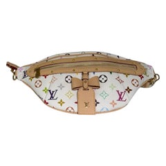 Louis Vuitton X Takashi Murakami Hight Risewhite M13660 Bumb Bag