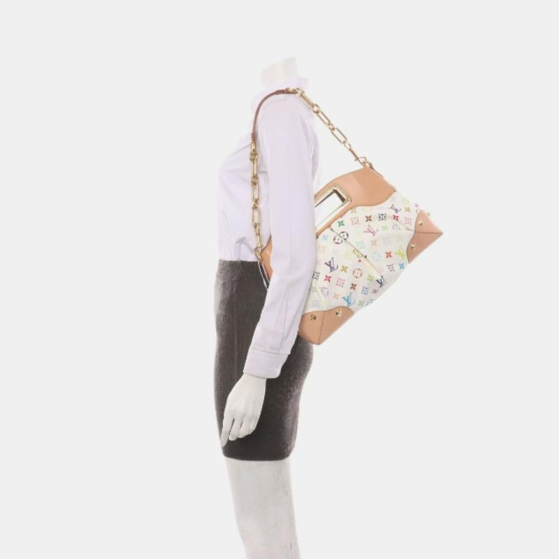 Louis Vuitton x Takashi Murakami Judy Medium White Multicolor
 These are professional photos of the actual bag.
 Design by the French fashion house, Louis Vuitton in collaboration with Takashi Murakami.
 Condition: GOOD
 This authentic preloved/