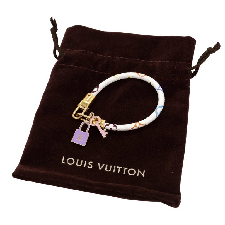 Louis Vuitton x Murakami Monogram Address Bracelet - Blue, Brass Wrap,  Bracelets - LOU750210