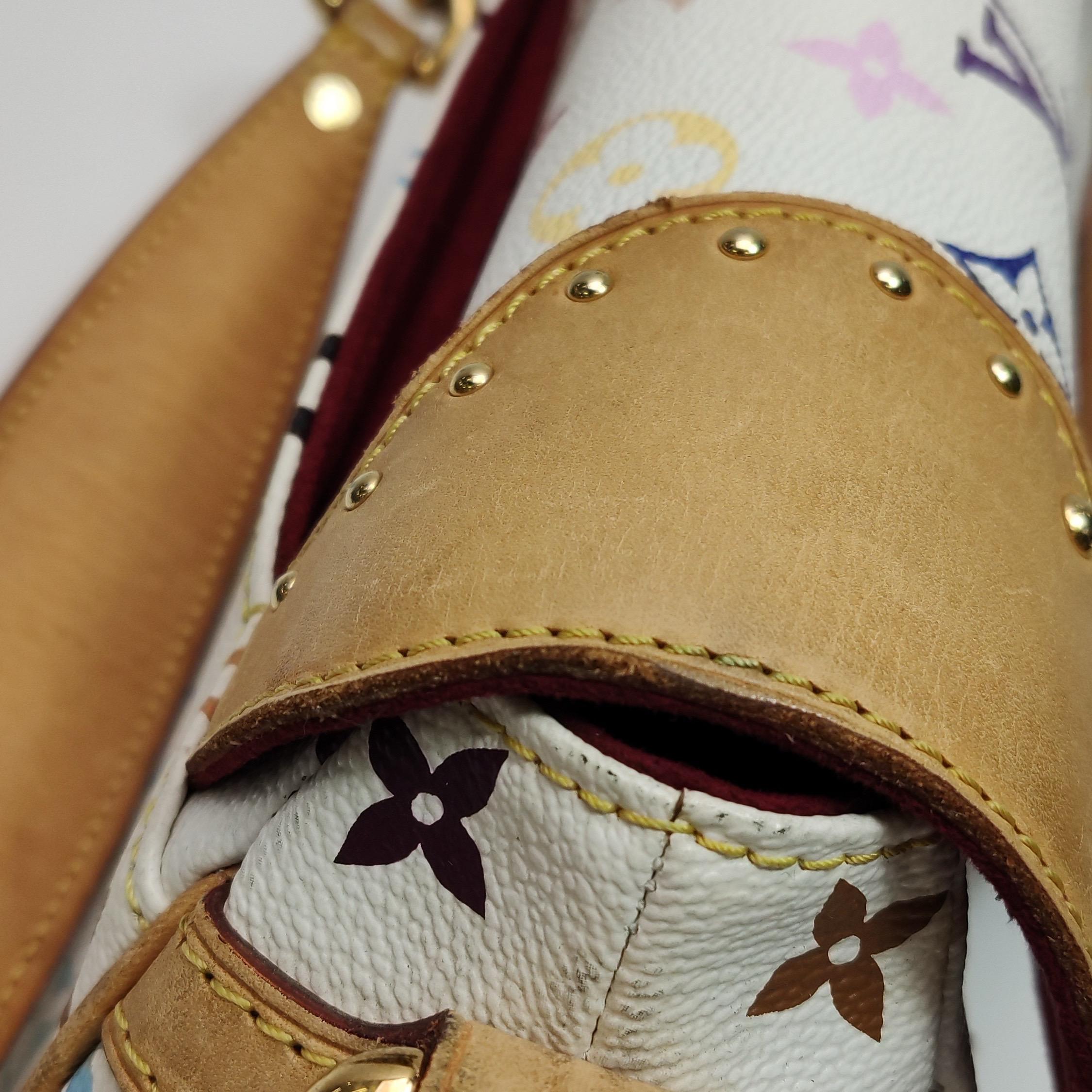 Louis Vuitton x Takashi Murakami Marilyn Small White Multicolor For Sale 9