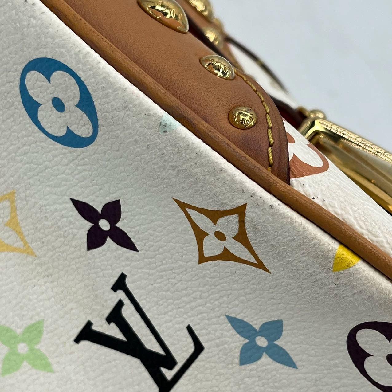 Louis Vuitton x Takashi Murakami Marilyn Small White Multicolor For Sale 11