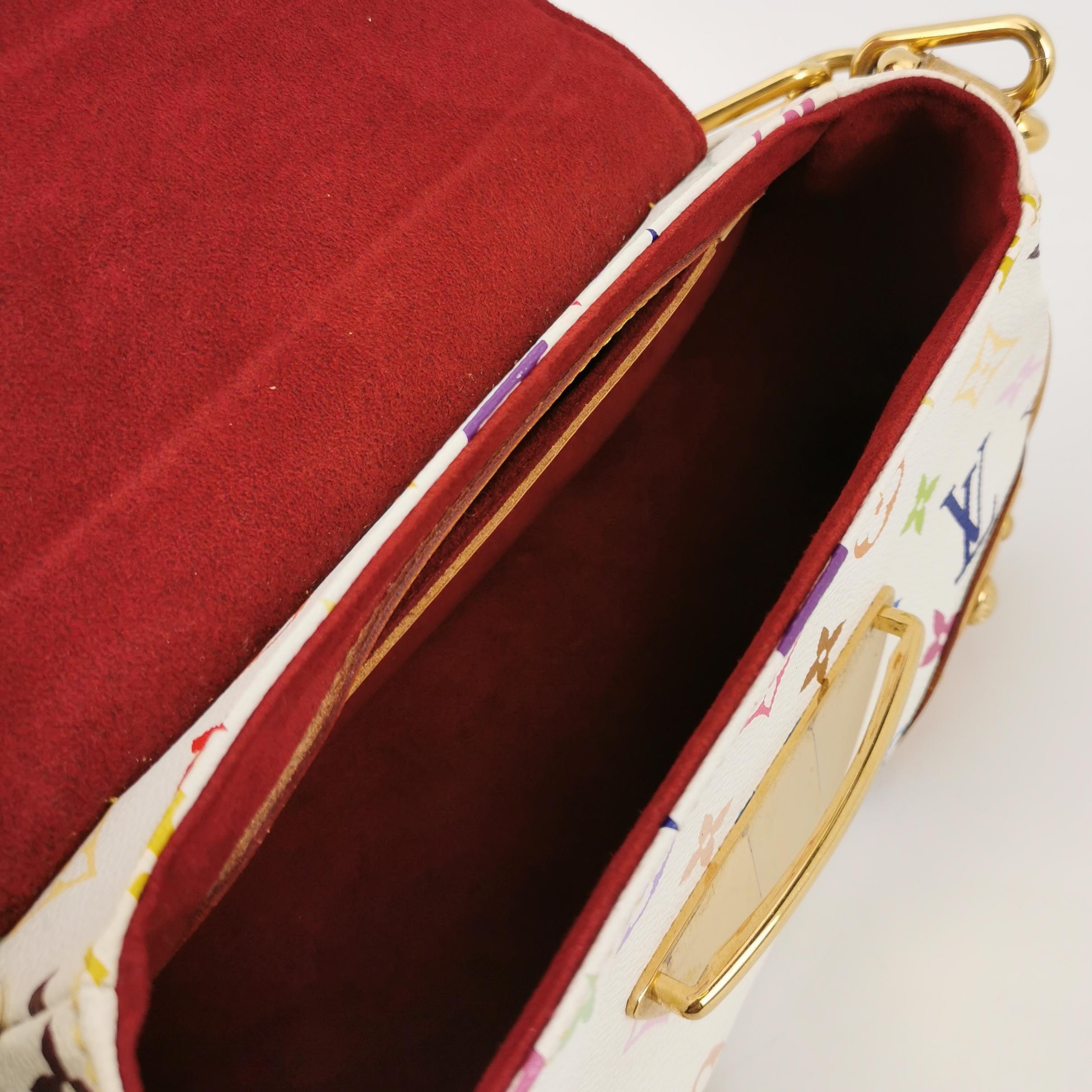 Louis Vuitton x Takashi Murakami Marilyn Small White Multicolor In Good Condition For Sale In AUBERVILLIERS, FR
