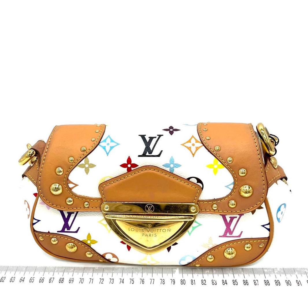 Louis Vuitton x Takashi Murakami Marilyn Small White Multicolor In Good Condition For Sale In AUBERVILLIERS, FR