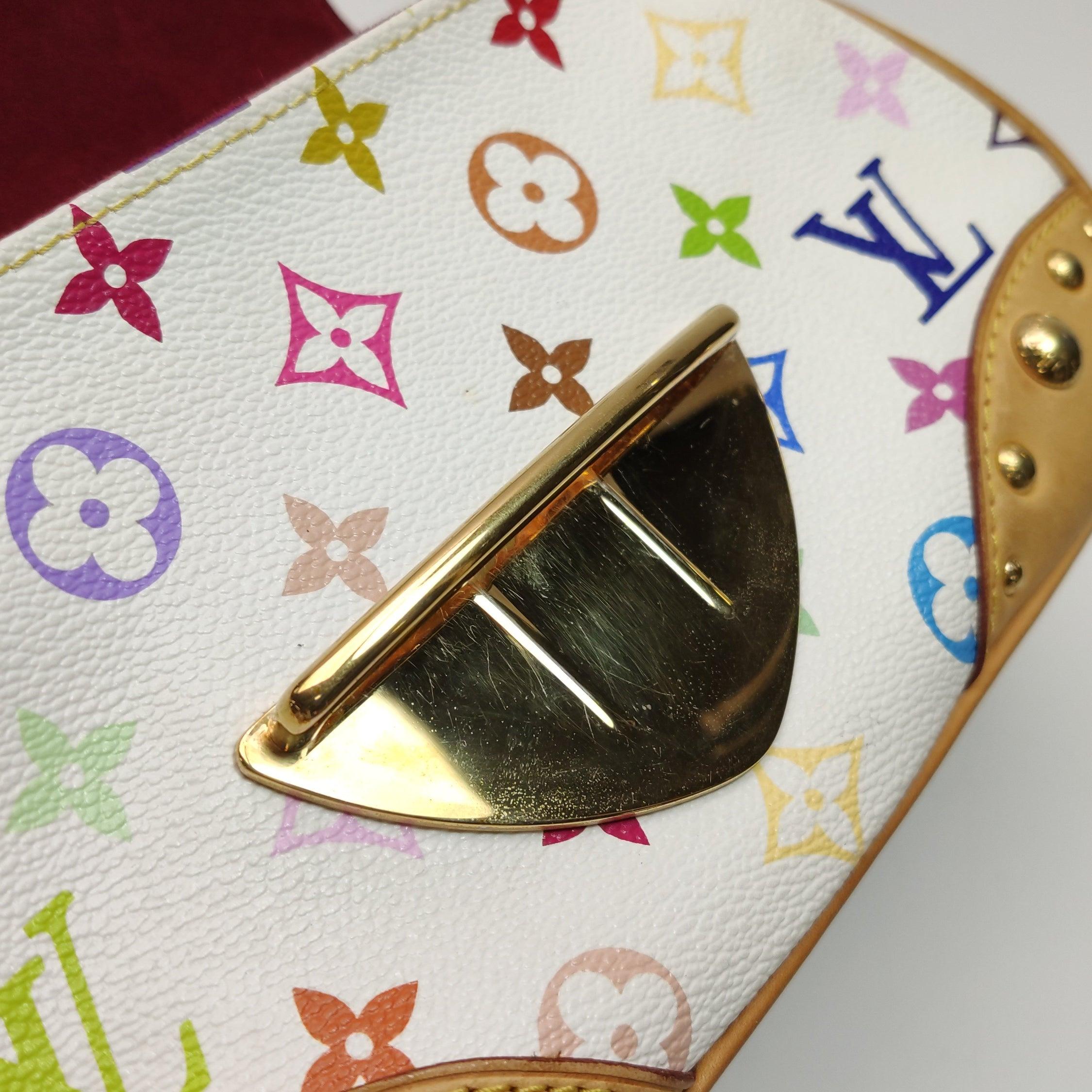 Louis Vuitton x Takashi Murakami Marilyn Small White Multicolor For Sale 2