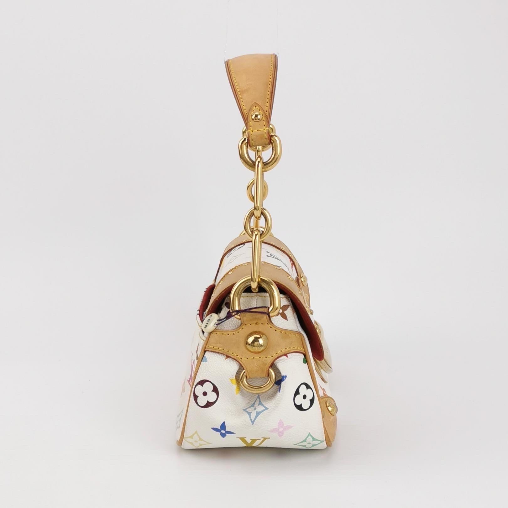 Louis Vuitton x Takashi Murakami Marilyn Small White Multicolor For Sale 3