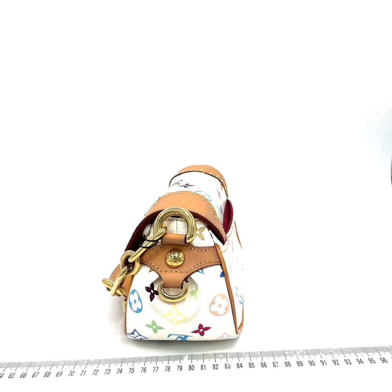 Louis Vuitton x Takashi Murakami Marilyn Small White Multicolor For Sale 4