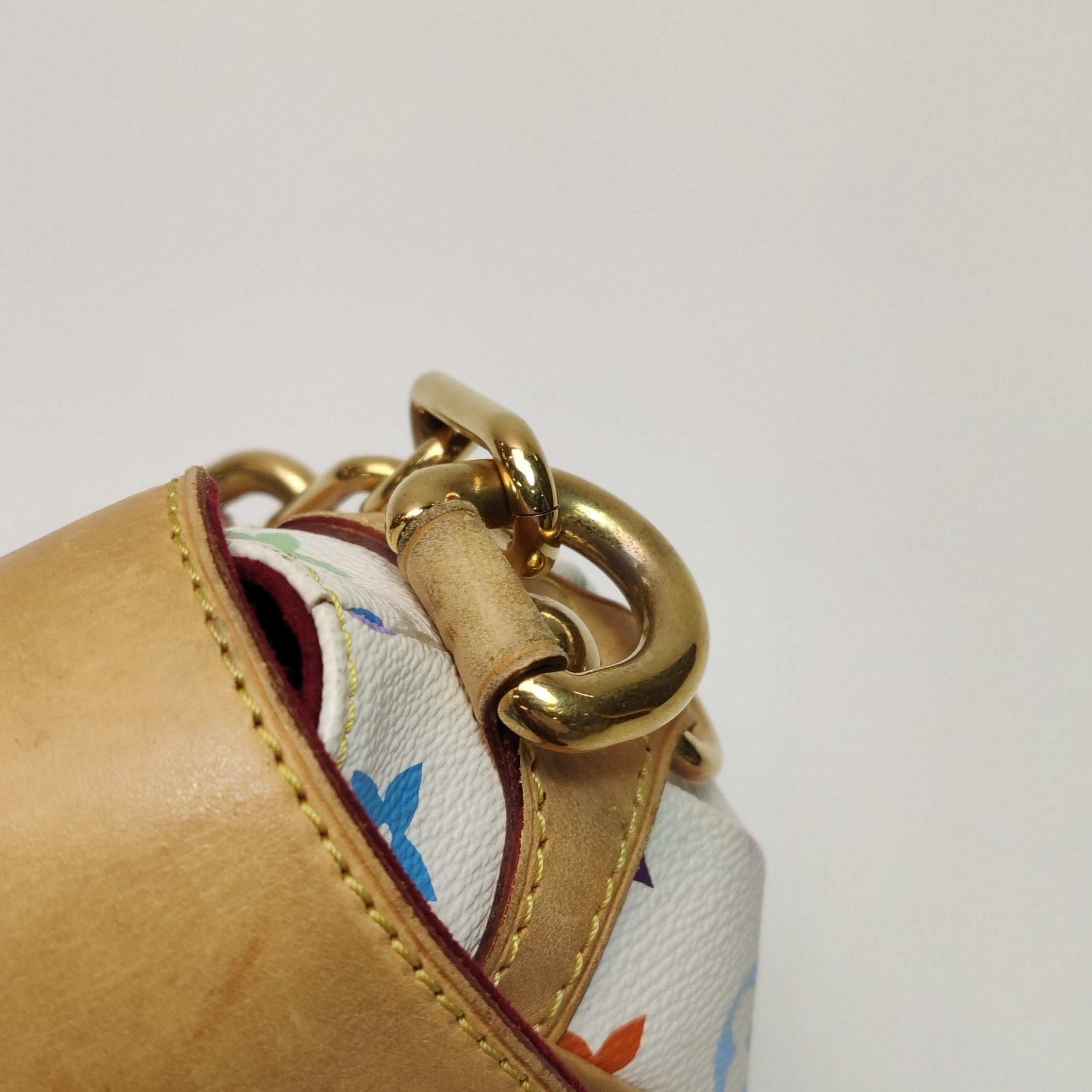 Louis Vuitton x Takashi Murakami Marilyn Small White Multicolor For Sale 4