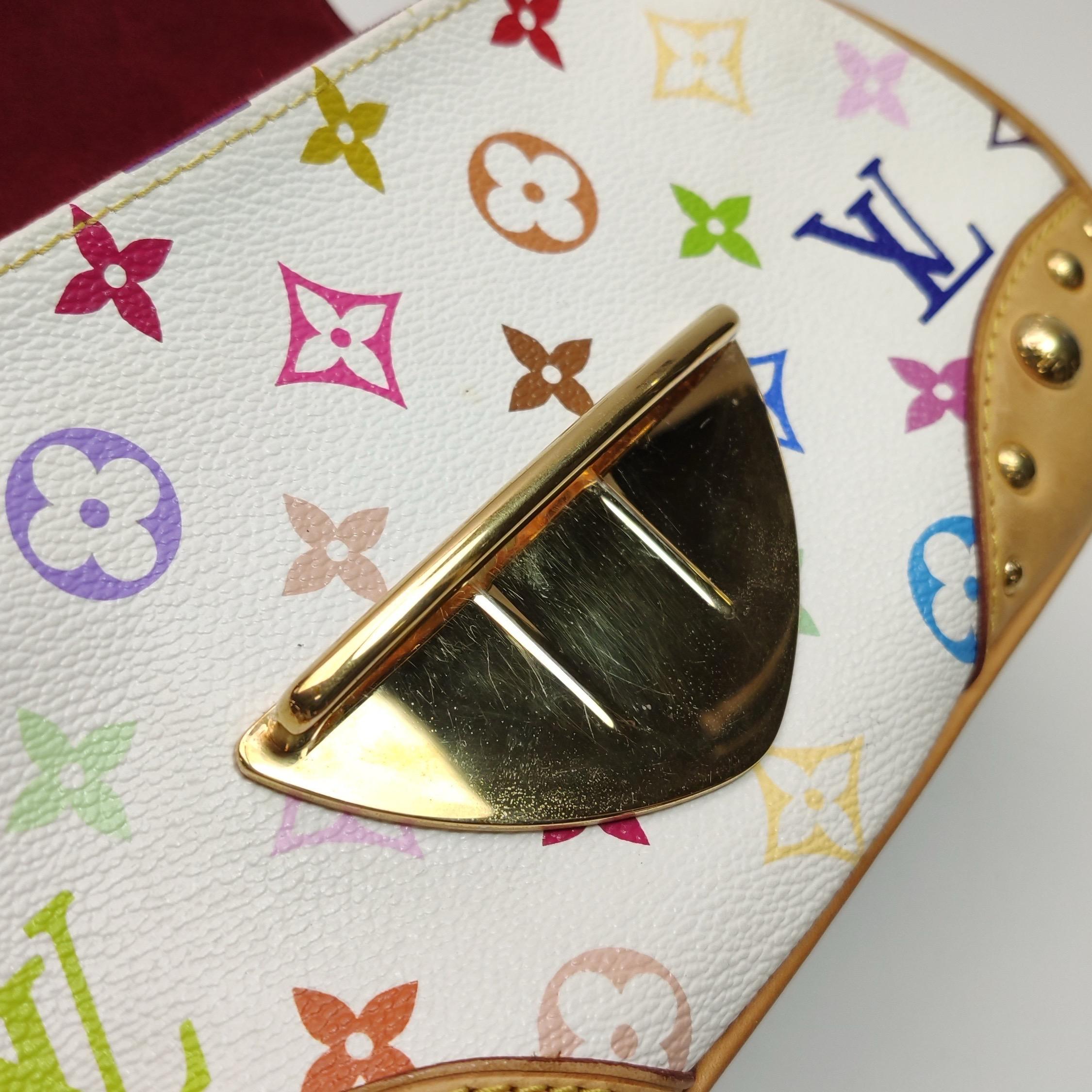 Louis Vuitton x Takashi Murakami Marilyn Small White Multicolor For Sale 5