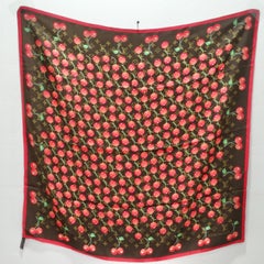 Louis Vuitton x Takashi Murakami Monogram Cherry Scarf