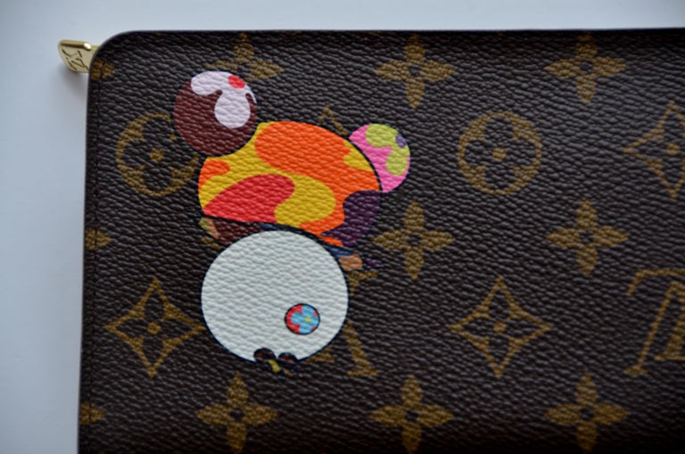Louis Vuitton X Takashi Murakami Monogram Panda Long Wallet NEW at 1stDibs