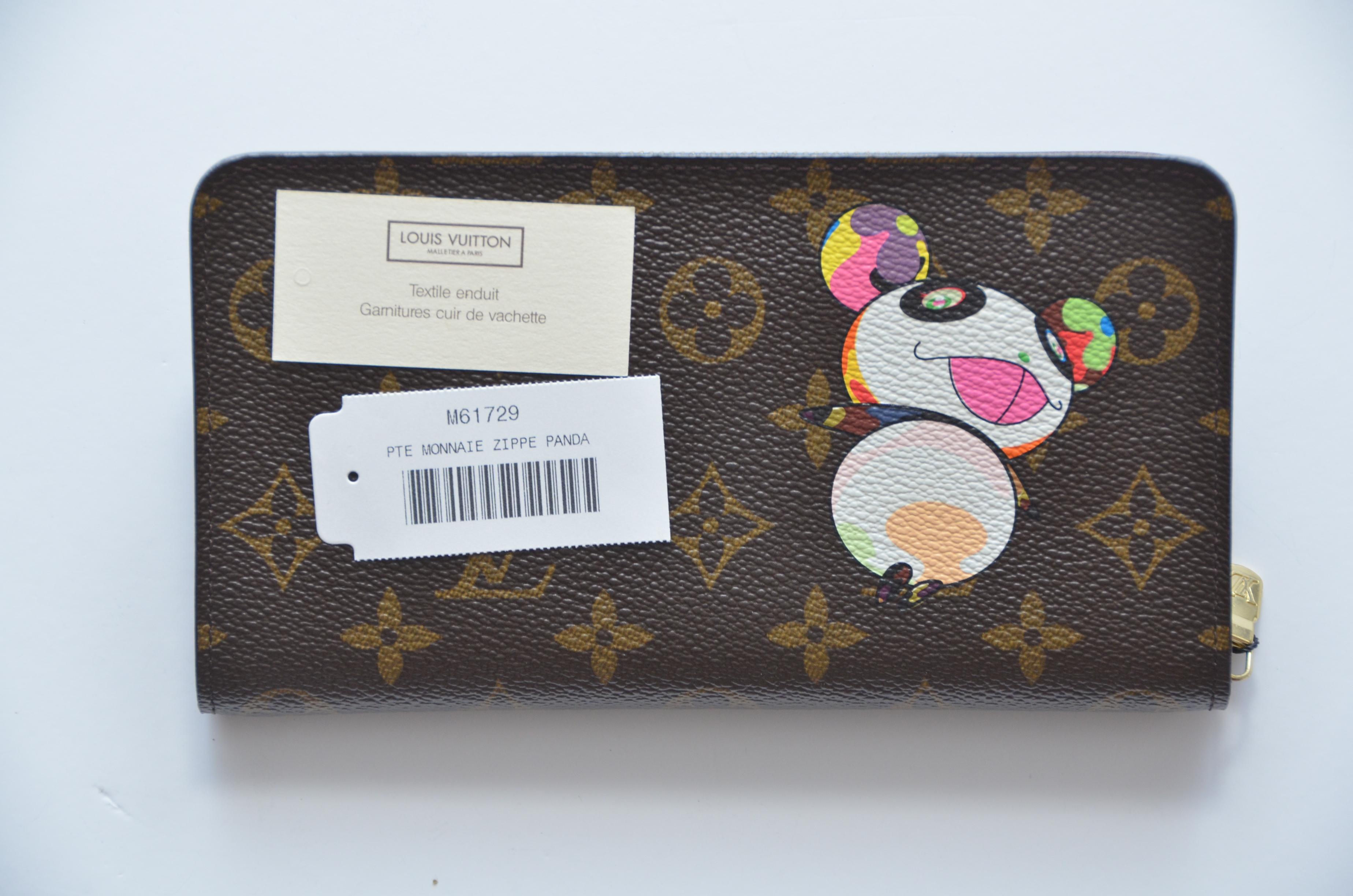 Louis Vuitton X Takashi Murakami Monogram Panda Long Wallet   NEW 1