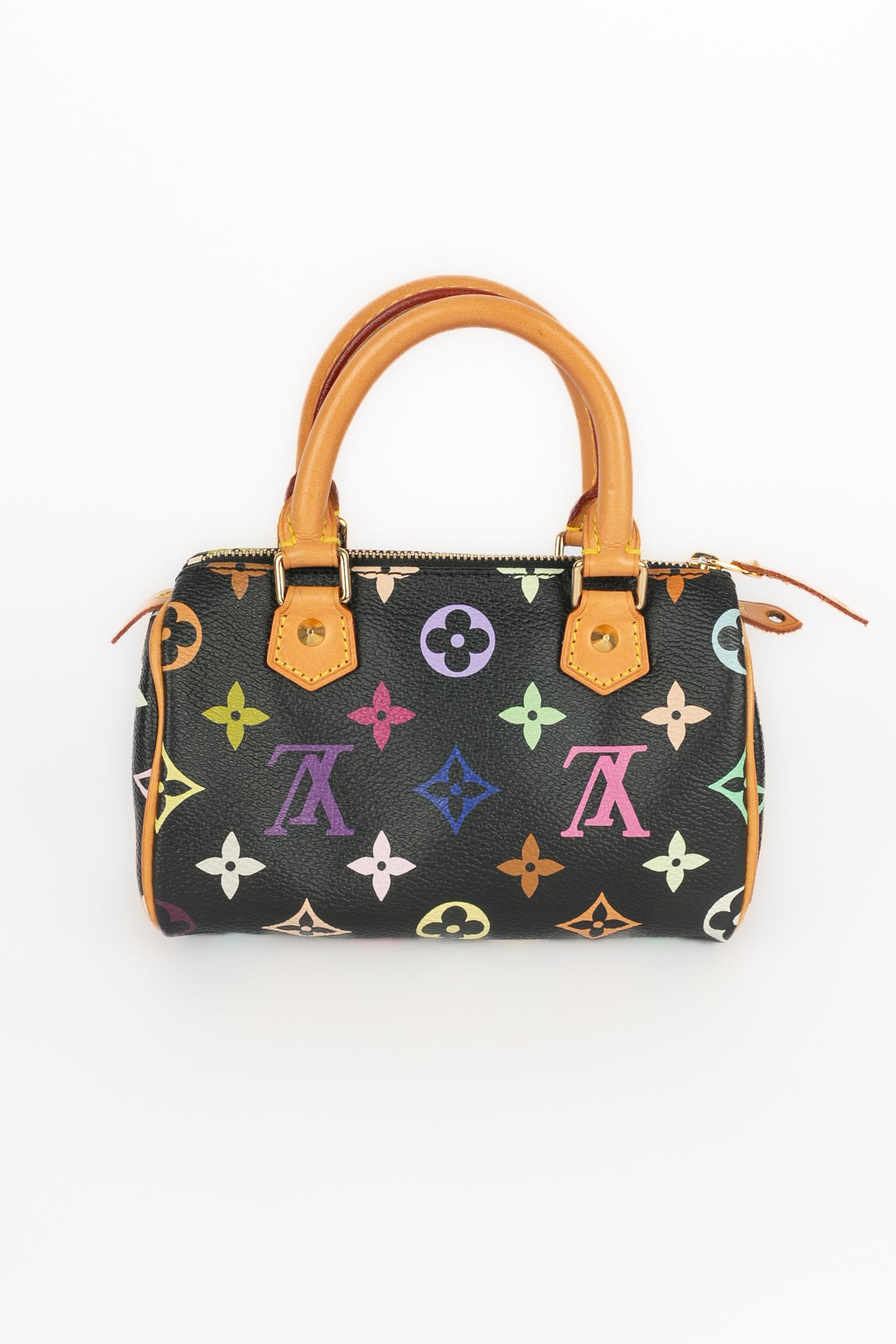Louis Vuitton x Takashi Murakami Nano Speedy Tasche 2003 limitierte Auflage im Zustand „Hervorragend“ im Angebot in SAINT-OUEN-SUR-SEINE, FR