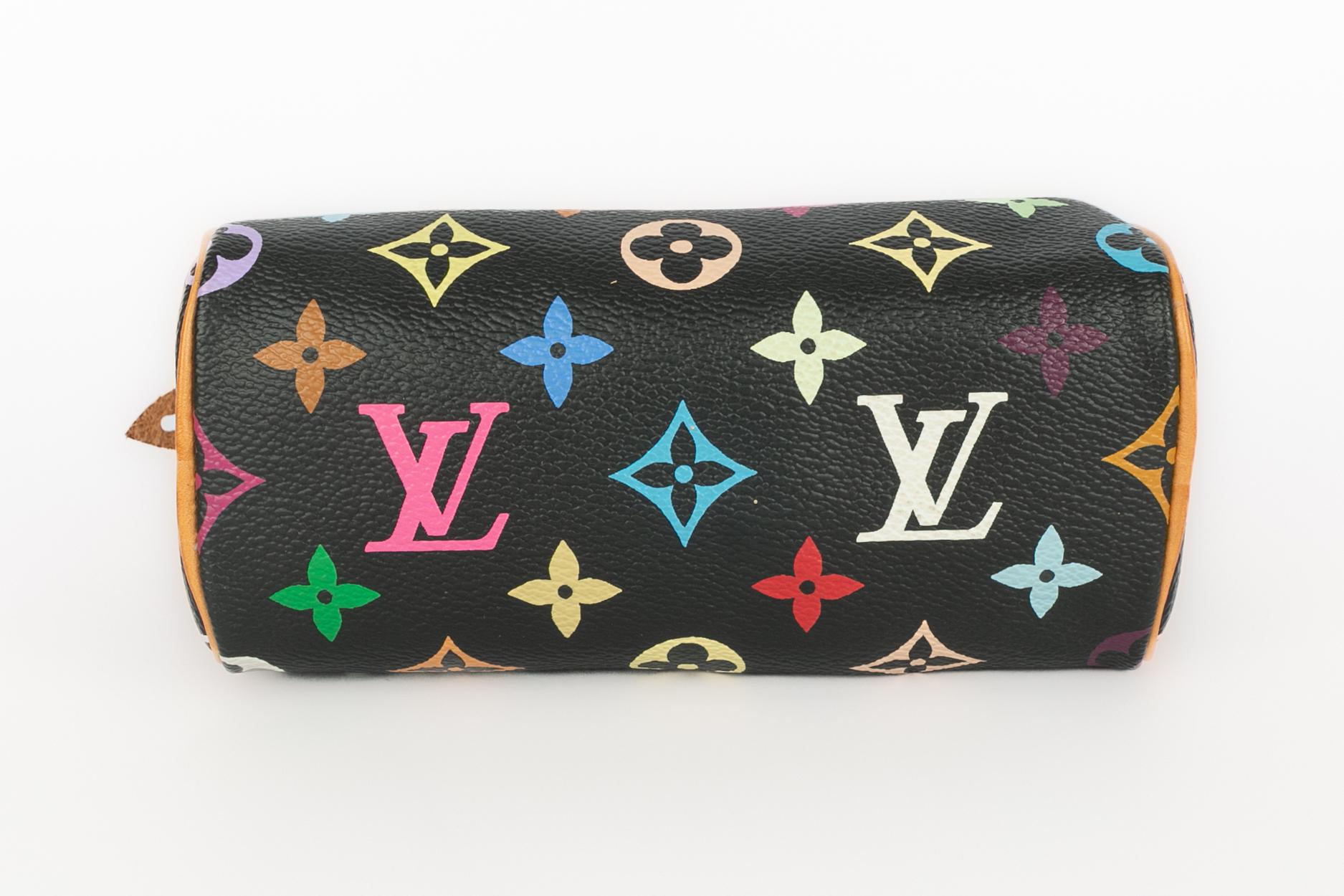 Louis Vuitton x Takashi Murakami Nano Speedy Tasche 2003 limitierte Auflage im Angebot 1