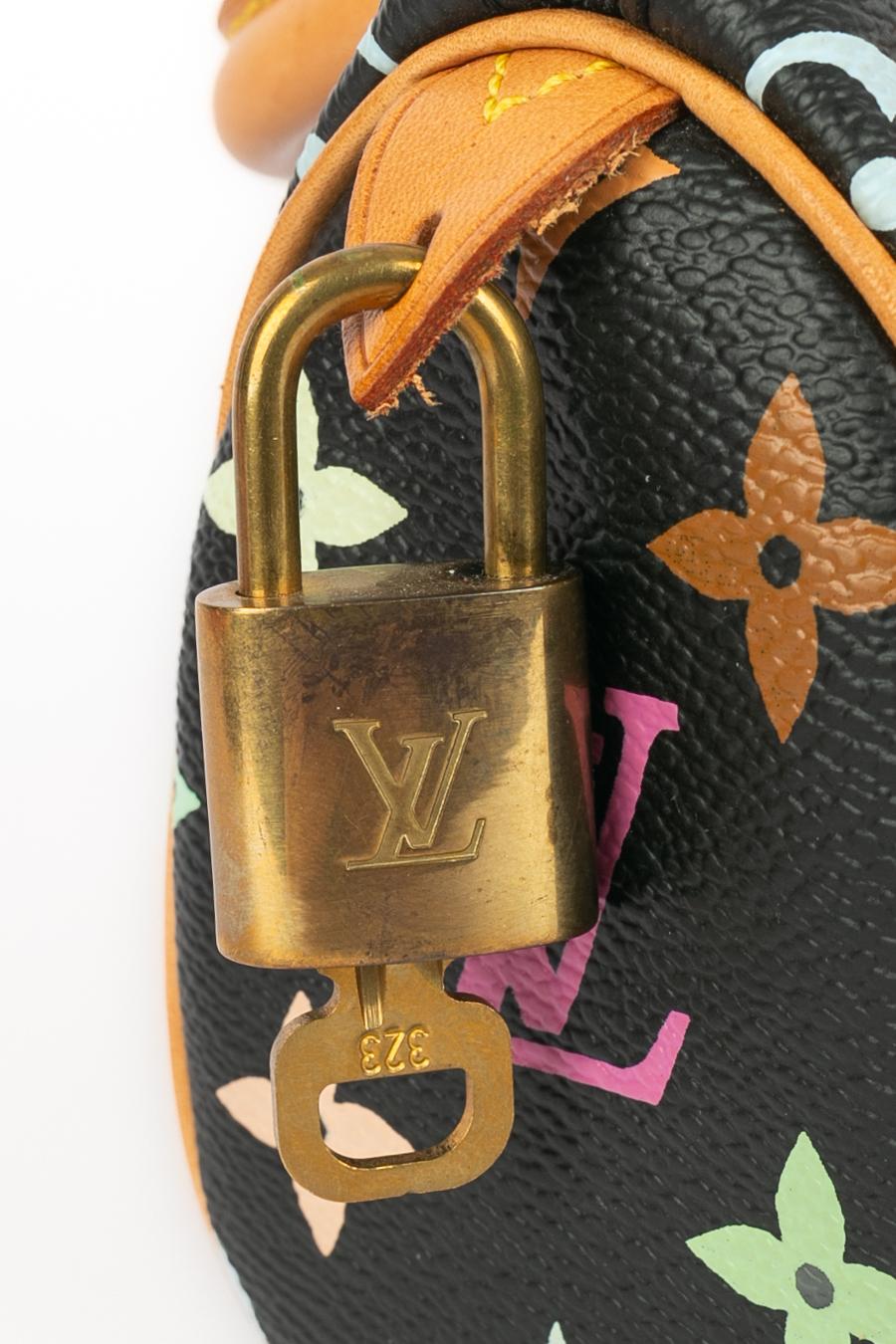 Louis Vuitton x Takashi Murakami Nano Speedy Tasche 2003 limitierte Auflage im Angebot 3