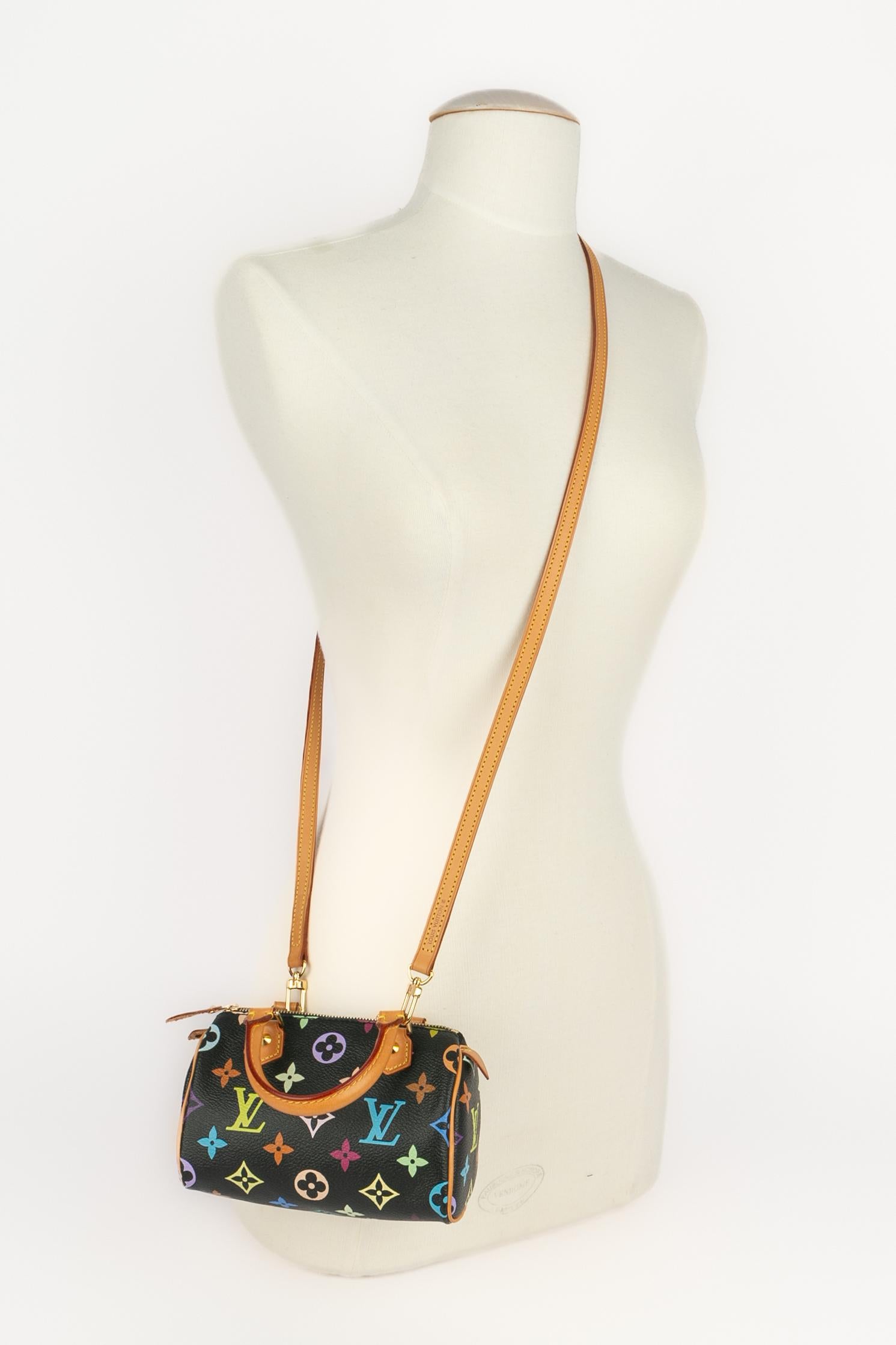 Louis Vuitton x Takashi Murakami Nano Speedy Tasche 2003 limitierte Auflage im Angebot 4