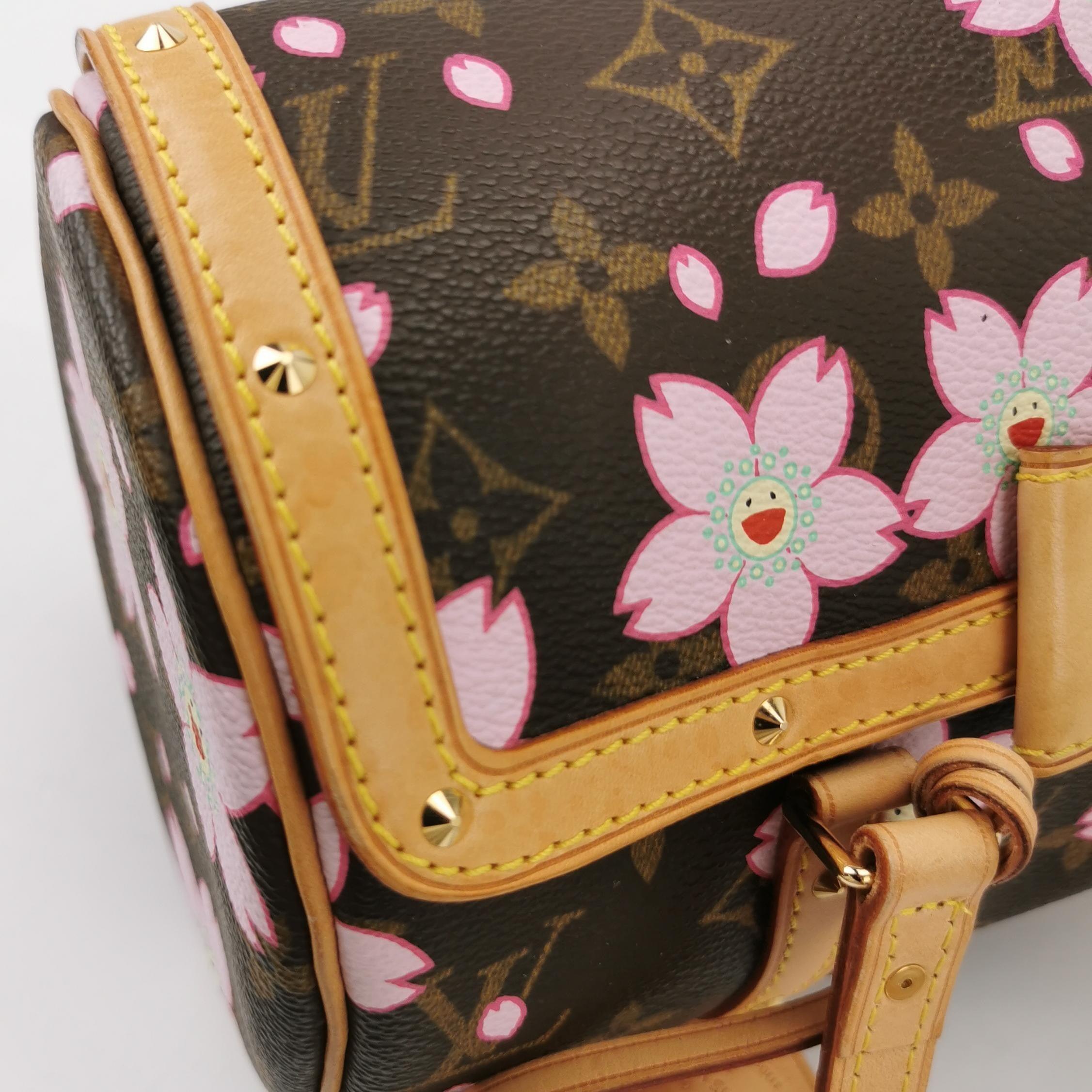 Louis Vuitton x Takashi Murakami Papillon 28 Cherry Blossom Monogram 8