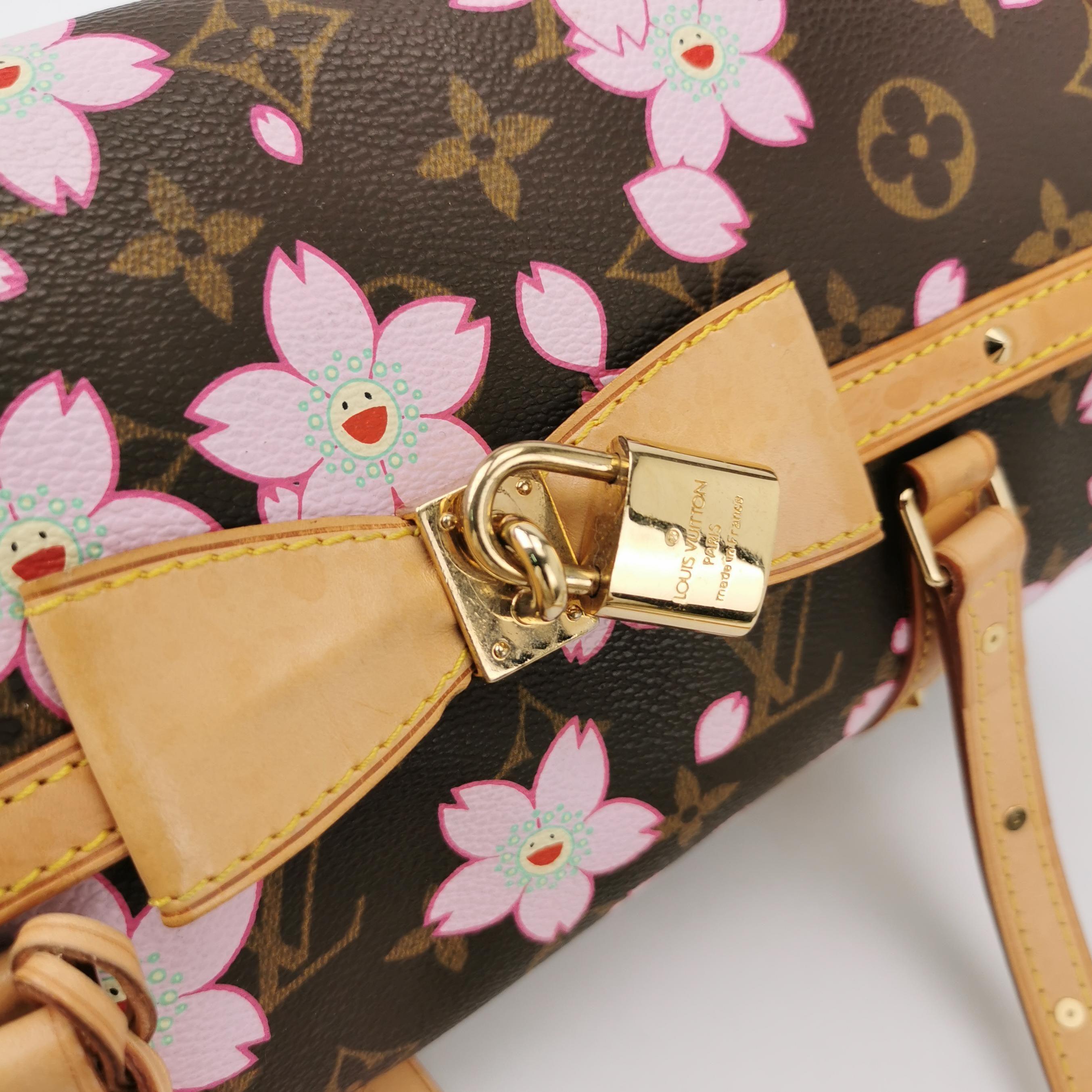 Louis Vuitton x Takashi Murakami Papillon 28 Cherry Blossom Monogram 4