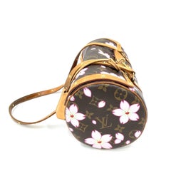 Louis Vuitton x Takashi Murakami Papillon 28 Cherry Blossom Monogram Handbag