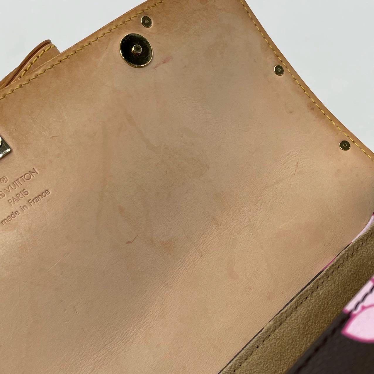 Louis Vuitton x Takashi Murakami Papillon 28 Cherry Blossom Monogram Handbag 2