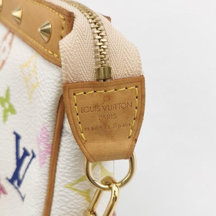 Louis Vuitton x Takashi Murakami Pochette Accessoire White Multicolor 5