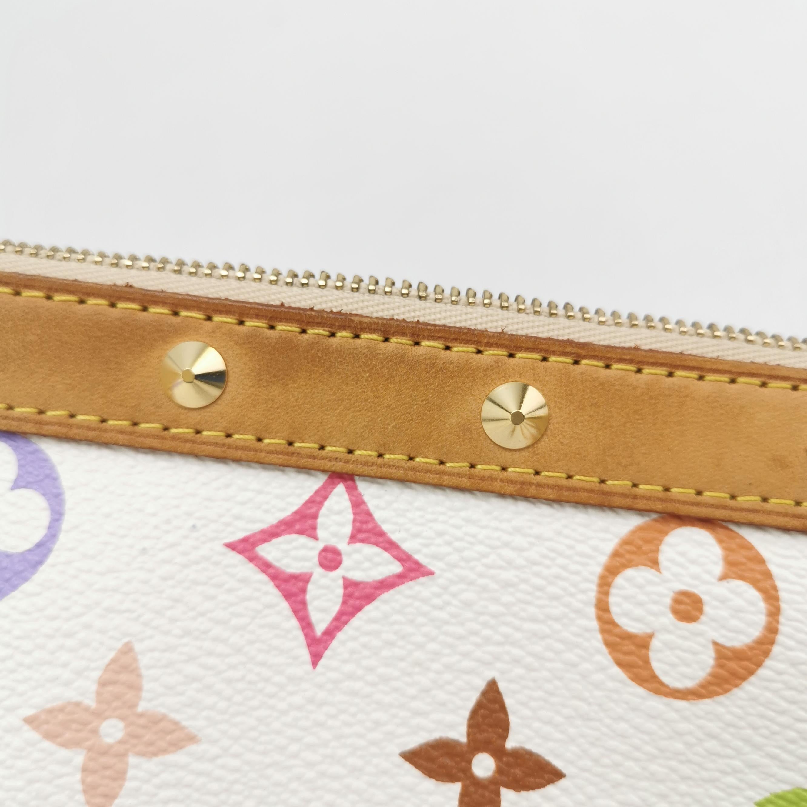 Louis Vuitton x Takashi Murakami Pochette Accessoire White Multicolor 7