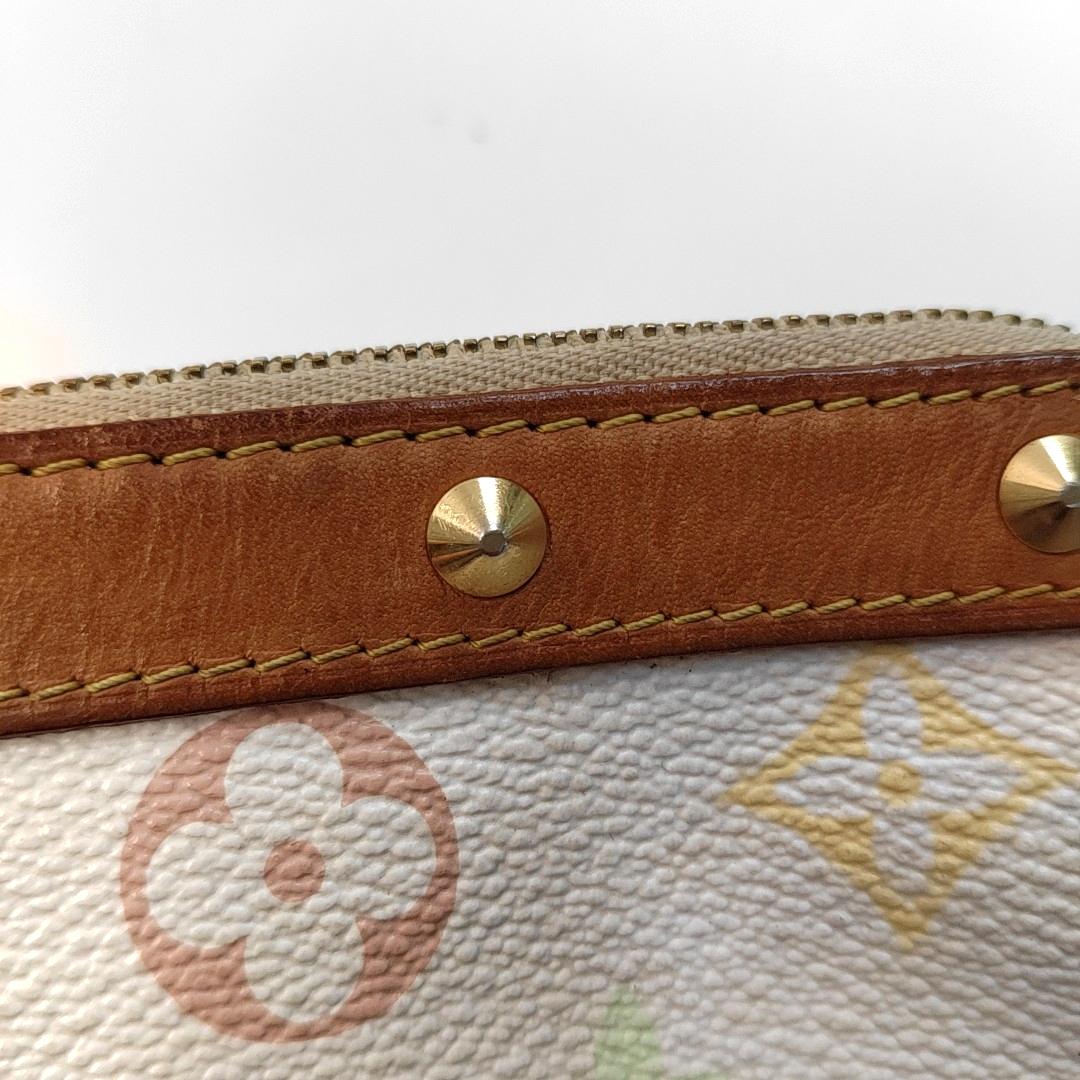 Louis Vuitton x Takashi Murakami Pochette Accessoire Bianco Multicolore in vendita 9