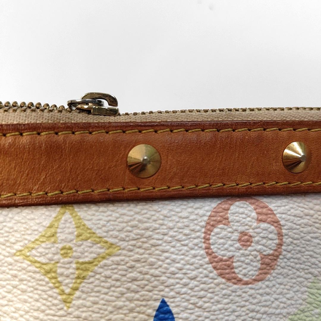 Louis Vuitton x Takashi Murakami Pochette Accessoire Bianco Multicolore in vendita 10